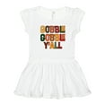 thumbnail image 1 of Inktastic Thanksgiving Gobble Gobble Y'all Girls Toddler Dress, 1 of 5