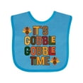 thumbnail image 1 of Inktastic Thanksgiving Gobble Time Turkey Boys or Girls Baby Bib, 1 of 4