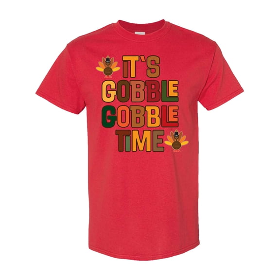 Inktastic Thanksgiving Gobble Time Turkey T-Shirt