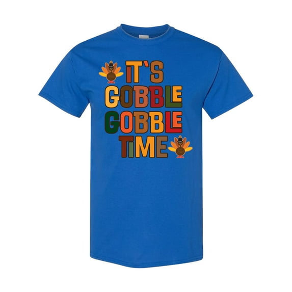 Inktastic Thanksgiving Gobble Time Turkey T-Shirt