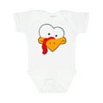 thumbnail image 1 of Inktastic Thanksgiving Goofball Turkey Face Boys or Girls Baby Bodysuit, 1 of 5