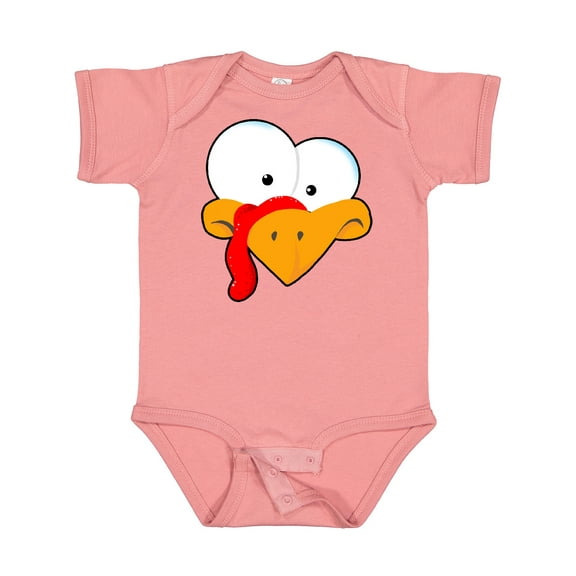 Inktastic Thanksgiving Goofball Turkey Face Boys or Girls Baby Bodysuit