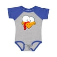 thumbnail image 1 of Inktastic Thanksgiving Goofball Turkey Face Boys or Girls Baby Bodysuit, 1 of 5