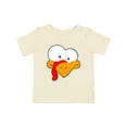 thumbnail image 1 of Inktastic Thanksgiving Goofball Turkey Face Boys or Girls Baby T-Shirt, 1 of 5
