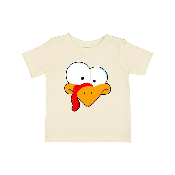 Inktastic Thanksgiving Goofball Turkey Face Boys or Girls Baby T-Shirt