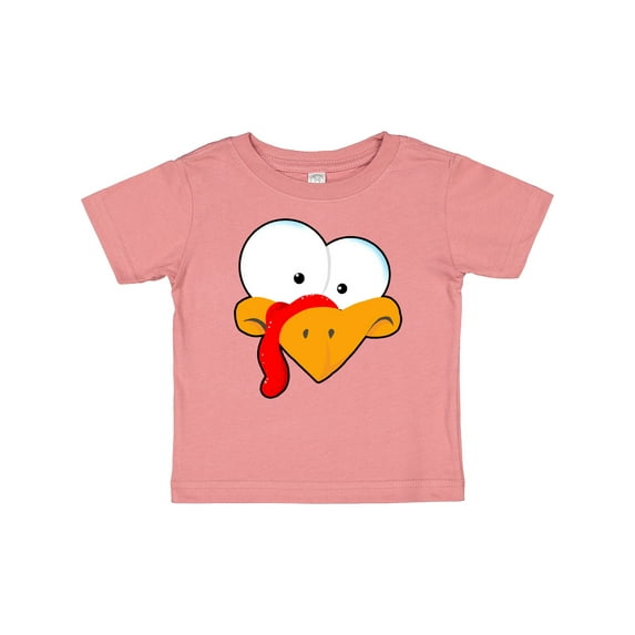 Inktastic Thanksgiving Goofball Turkey Face Boys or Girls Baby T-Shirt