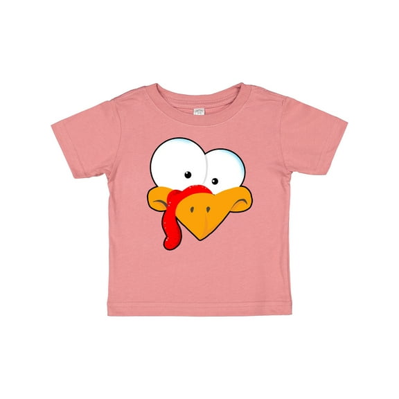 Inktastic Thanksgiving Goofball Turkey Face Boys or Girls Baby T-Shirt