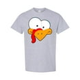 thumbnail image 1 of Inktastic Thanksgiving Goofball Turkey Face T-Shirt, 1 of 5