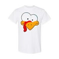 thumbnail image 1 of Inktastic Thanksgiving Goofball Turkey Face T-Shirt, 1 of 5
