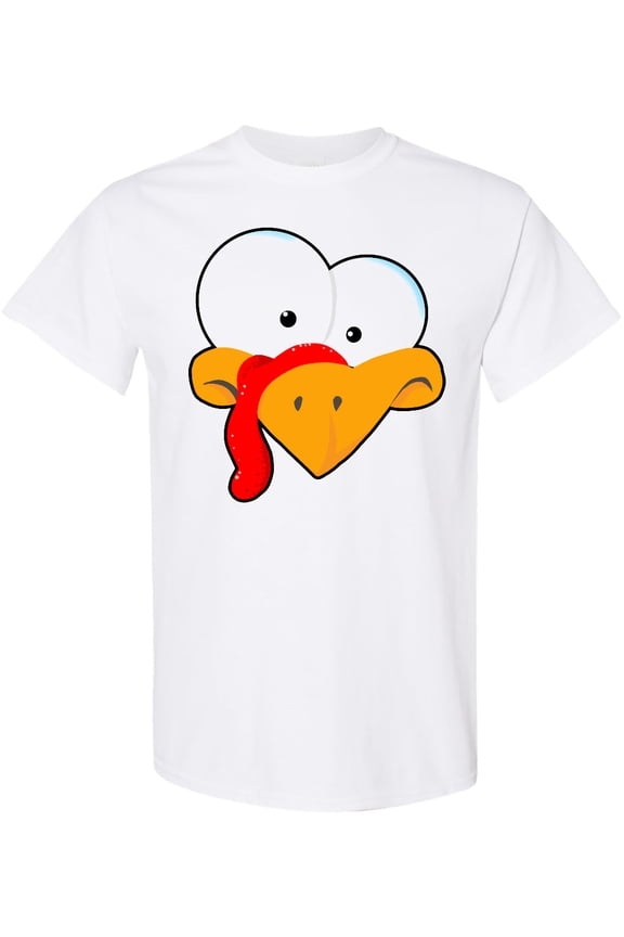 Thanksgiving Goofball Turkey Face T-Shirt