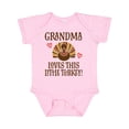 thumbnail image 1 of Inktastic Thanksgiving Grandma Little Turkey Boys or Girls Baby Bodysuit, 1 of 5