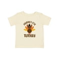 thumbnail image 1 of Inktastic Thanksgiving Grandma Little Turkey Boys or Girls Baby T-Shirt, 1 of 5