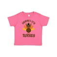 thumbnail image 1 of Inktastic Thanksgiving Grandma Little Turkey Boys or Girls Toddler T-Shirt, 1 of 5