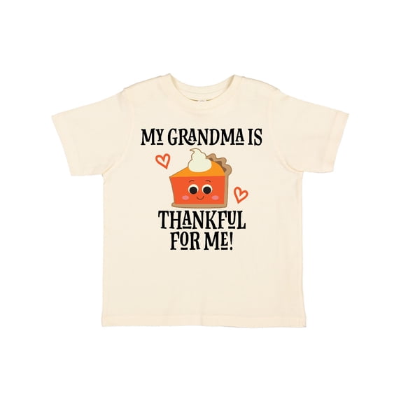 Inktastic Thanksgiving Grandma Thankful for Me Baby Boys or Girls Toddler T-Shirt