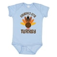 thumbnail image 1 of Inktastic Thanksgiving Grandpa Little Turkey Boys or Girls Baby Bodysuit, 1 of 5