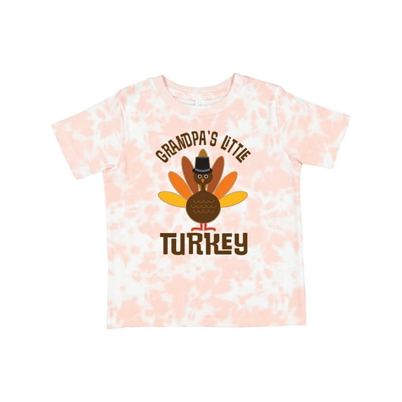 Inktastic Thanksgiving Grandpa Little Turkey Boys or Girls Toddler T-Shirt