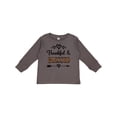 thumbnail image 1 of Inktastic Thanksgiving Greeting Thankful Blessed Girls Long Sleeve Toddler T-Shirt, 1 of 5