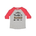 thumbnail image 1 of Inktastic Thanksgiving Greeting Thankful Blessed Girls Toddler T-Shirt, 1 of 5