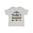 thumbnail image 1 of Inktastic Thanksgiving Greeting Thankful Blessed Girls Toddler T-Shirt, 1 of 5
