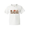 thumbnail image 1 of Inktastic Thanksgiving Here for the Food Youth T-Shirt, 1 of 5