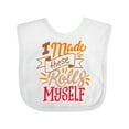 thumbnail image 1 of Inktastic Thanksgiving I Made These Rolls Myself with Banner Boys or Girls Baby Bib, 1 of 4