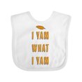thumbnail image 1 of Inktastic Thanksgiving I Yam What I Yam Funny Boys or Girls Baby Bib, 1 of 4