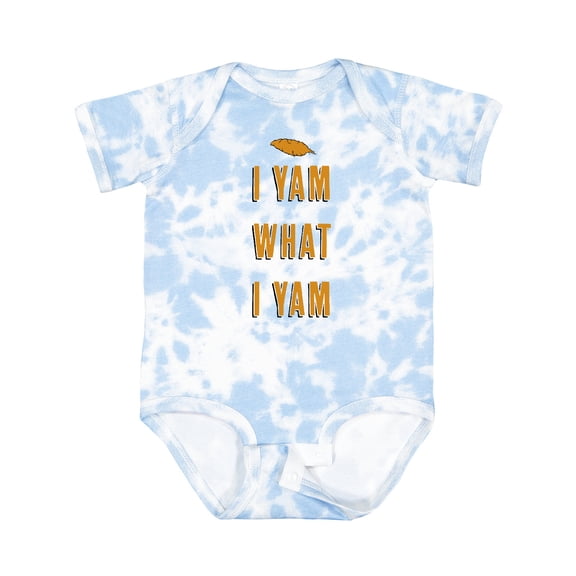 Inktastic Thanksgiving I Yam What I Yam Funny Boys or Girls Baby Bodysuit
