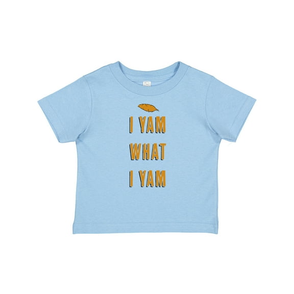 Inktastic Thanksgiving I Yam What I Yam Funny Boys or Girls Baby T-Shirt