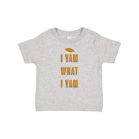 Inktastic Thanksgiving I Yam What I Yam Funny Boys or Girls Baby T-Shirt