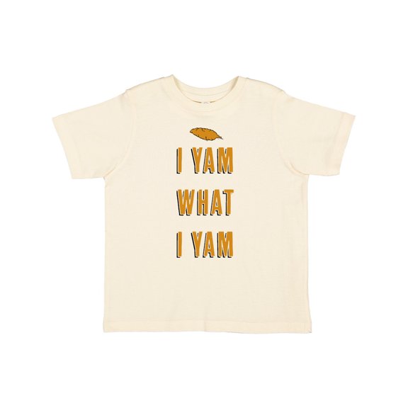 Inktastic Thanksgiving I Yam What I Yam Funny Boys or Girls Toddler T-Shirt