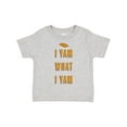 thumbnail image 1 of Inktastic Thanksgiving I Yam What I Yam Funny Boys or Girls Toddler T-Shirt, 1 of 5