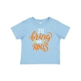 thumbnail image 1 of Inktastic Thanksgiving I'll Bring the Rolls in Orange Boys or Girls Baby T-Shirt, 1 of 5