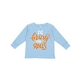 thumbnail image 1 of Inktastic Thanksgiving I'll Bring the Rolls in Orange Boys or Girls Long Sleeve Toddler T-Shirt, 1 of 5