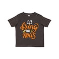 thumbnail image 1 of Inktastic Thanksgiving I'll Bring the Rolls in Orange Boys or Girls Toddler T-Shirt, 1 of 5