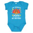 thumbnail image 1 of Inktastic Thanksgiving I'm Thankful Because I'm Gonna Be a Big Brother Boys or Girls Baby Bodysuit, 1 of 5