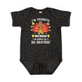 thumbnail image 1 of Inktastic Thanksgiving I'm Thankful Because I'm Gonna Be a Big Brother Boys or Girls Baby Bodysuit, 1 of 5