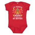 thumbnail image 1 of Inktastic Thanksgiving I'm Thankful Because I'm Gonna Be a Big Brother Boys or Girls Baby Bodysuit, 1 of 5