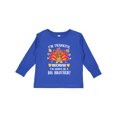 thumbnail image 1 of Inktastic Thanksgiving I'm Thankful Because I'm Gonna Be a Big Brother Boys or Girls Long Sleeve Toddler T-Shirt, 1 of 5
