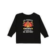 thumbnail image 1 of Inktastic Thanksgiving I'm Thankful Because I'm Gonna Be a Big Brother Boys or Girls Long Sleeve Toddler T-Shirt, 1 of 5