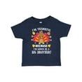 thumbnail image 1 of Inktastic Thanksgiving I'm Thankful Because I'm Gonna Be a Big Brother Boys or Girls Toddler T-Shirt, 1 of 5