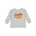 thumbnail image 1 of Inktastic Thanksgiving Im The Little Turkey Boys or Girls Long Sleeve Toddler T-Shirt, 1 of 5