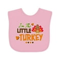 thumbnail image 1 of Inktastic Thanksgiving Im the Little Turkey Boys or Girls Baby Bib, 1 of 4