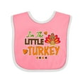 thumbnail image 1 of Inktastic Thanksgiving Im the Little Turkey Boys or Girls Baby Bib, 1 of 4