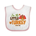 thumbnail image 1 of Inktastic Thanksgiving Im the Little Turkey Boys or Girls Baby Bib, 1 of 4
