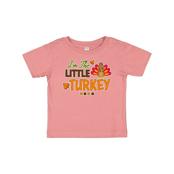 Inktastic Thanksgiving Im the Little Turkey Boys or Girls Baby T-Shirt