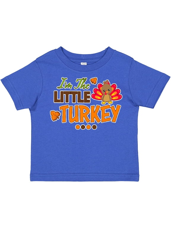 Thanksgiving Im the Little Turkey Boys or Girls Toddler T-Shirt