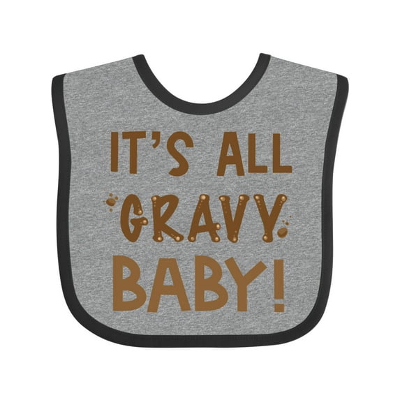 Inktastic Thanksgiving It's All Gravy Baby Boys or Girls Baby Bib