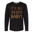 thumbnail image 1 of Inktastic Thanksgiving It's All Gravy Baby Long Sleeve T-Shirt, 1 of 5