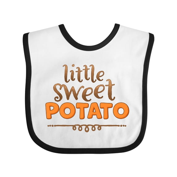 Inktastic Thanksgiving Little Sweet Potato Boys or Girls Baby Bib