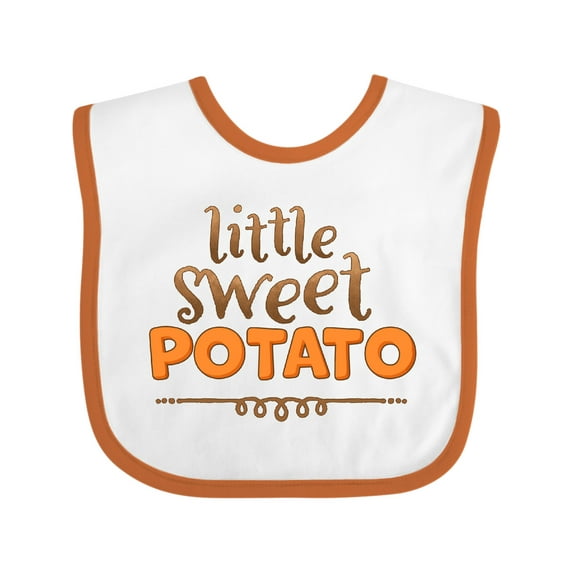 Inktastic Thanksgiving Little Sweet Potato Boys or Girls Baby Bib